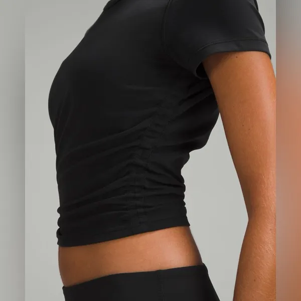lululemon athletic All It Takes Short Sleeve Shirt Nulu in Black - Image 4