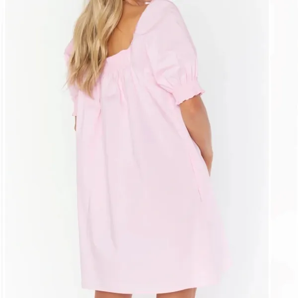 Show Me Your Mumu Annalynne Mini Dress Petal Pink - Image 6