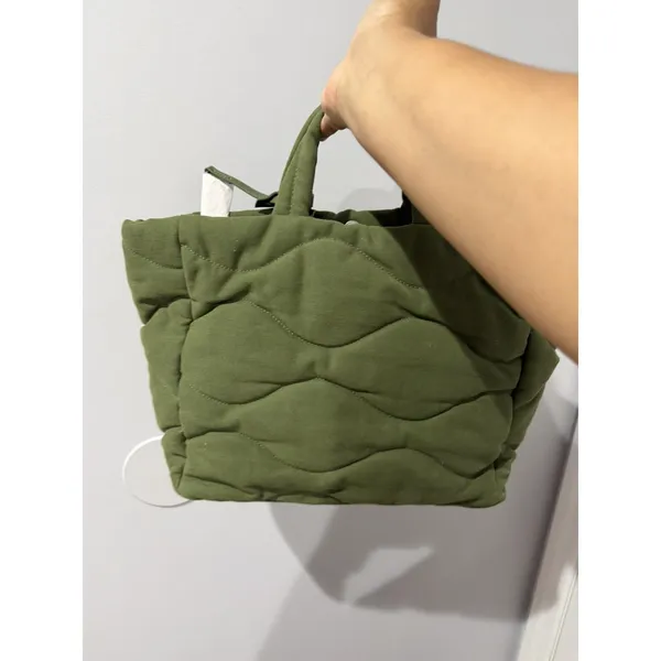 Lucky Brand Lucky By‎ Nature Womens Tote Bag Loden Green Multi Quilted Design L - Image 4