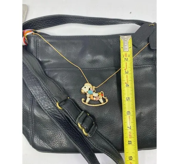 Coach Black Crossbody Bag Customized with Applique - Image 4