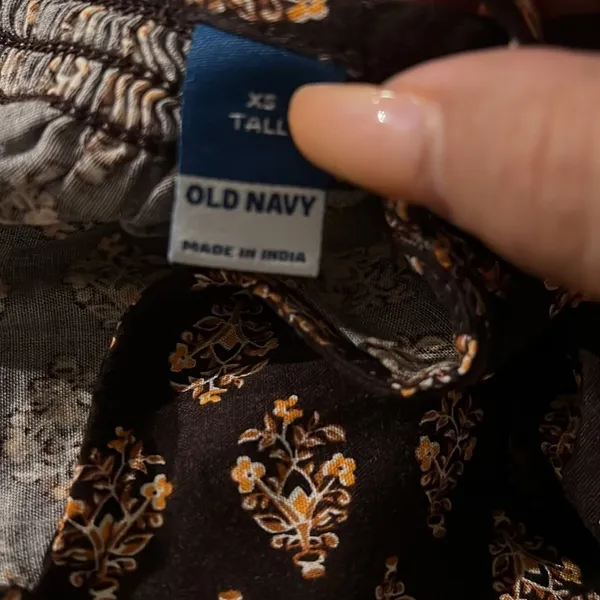 Old‎ navy new Long-Sleeve Waist-Defined Tiered Poet Midi Dress for Women Tall - Image 6