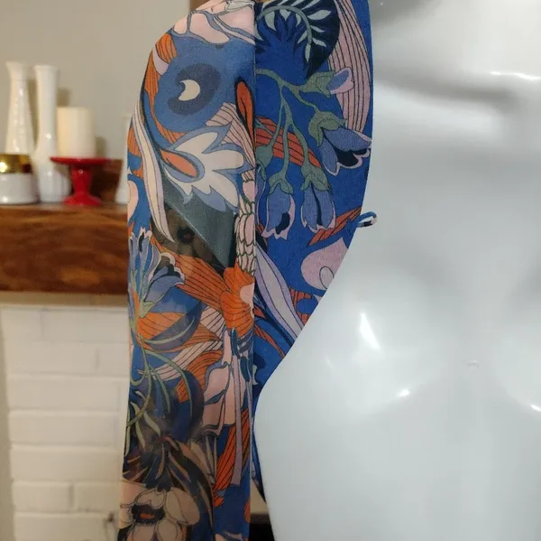 Gianni Bini NEW* Lillian Floral Blue Maxi Dress - Image 5