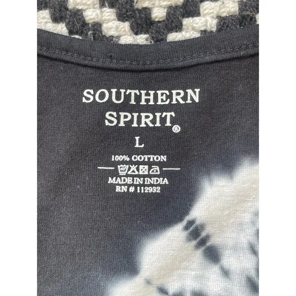 Southern Shirt Southern Spirit Tie Dye Fringe Tank Top - Image 10