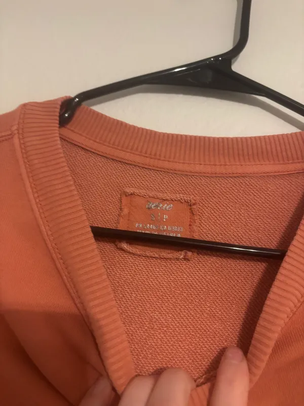 Aerie Orange Sweater Crewneck - Image 4