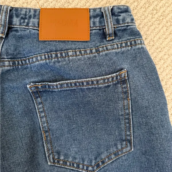 Women's Blue Wide-Leg Jeans - Image 4