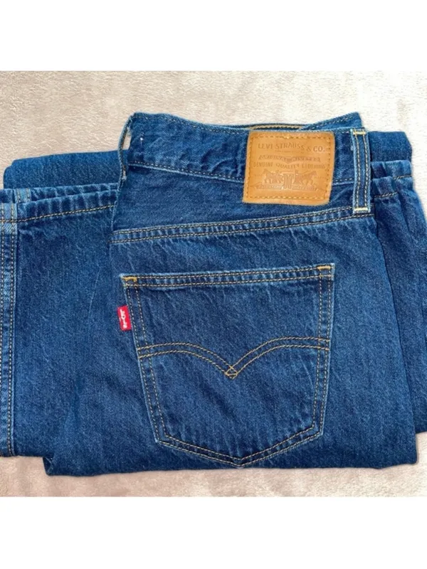 $108 Levi’s Woman’s Premium Loose Wide Leg Denim Jeans,Size 27 - Image 7