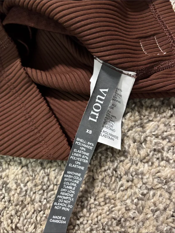 Vuori Rib Cropped Tank Top size XS - Image 3