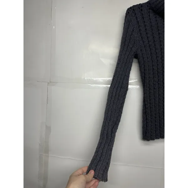 American Eagle Women’s Chunky Knit Cardigan Sweater Button Front Size Small - Image 2