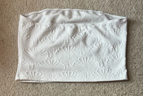 White Tube Top Shein - Image 2
