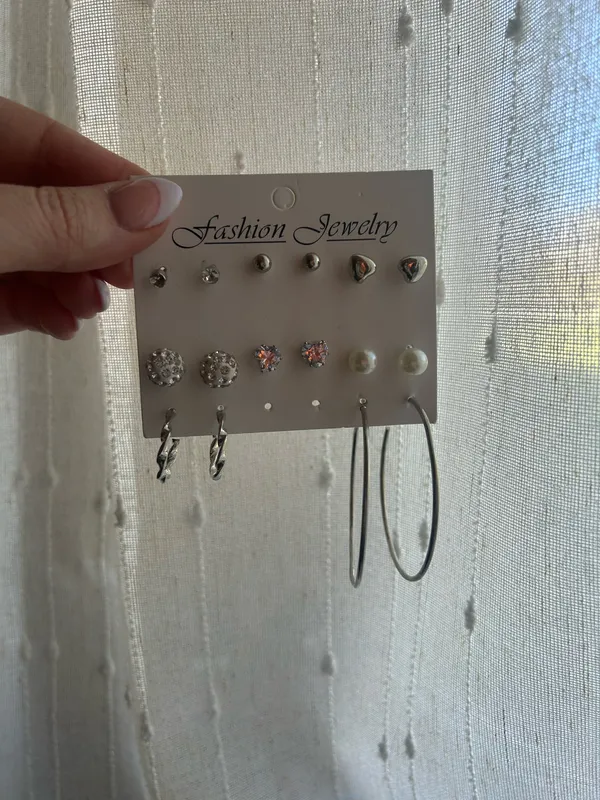 Silver earrings - Image 2