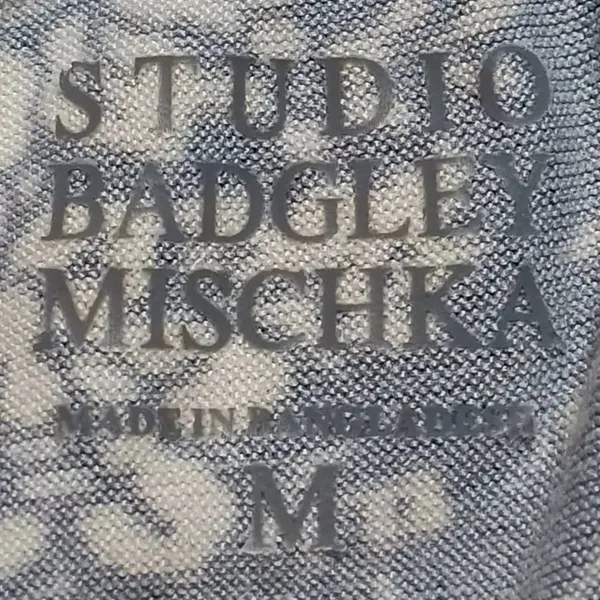 Studio Badgley Mishka Pajama 2 Piece Set Set Shorts Cami Black White Size MEDIUM NEW NWT - Image 5