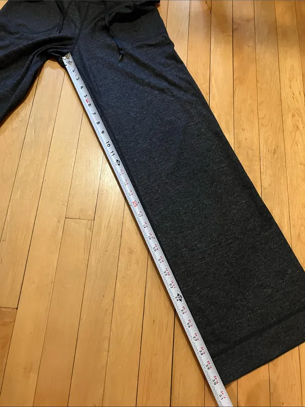 Lululemon Athletica Still Wide Leg Drawstring Charcoal Gray Pants Size 2 - Image 10