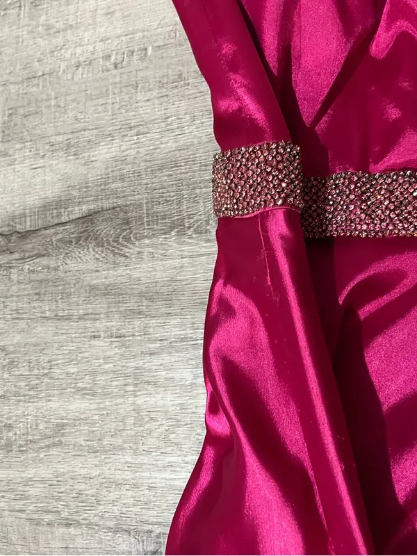 SHERRI HILL Prom/Pageant Dress 52565 in Magenta - Image 9