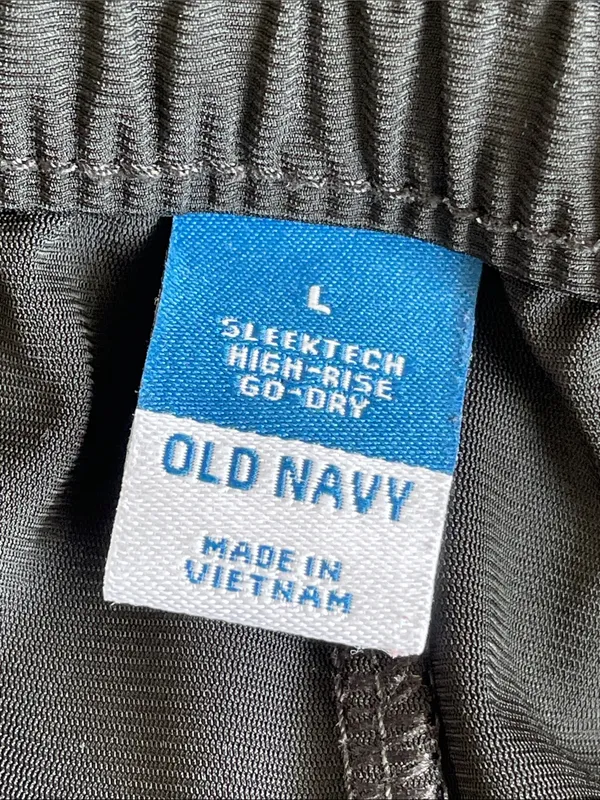 Old Navy Black SleekTech High-Rise Go Dry Pants - Image 4