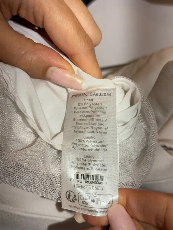 Hutch x Anthropologie White Twofer Tube Top Strapless Corset Style Size 8 - Image 10