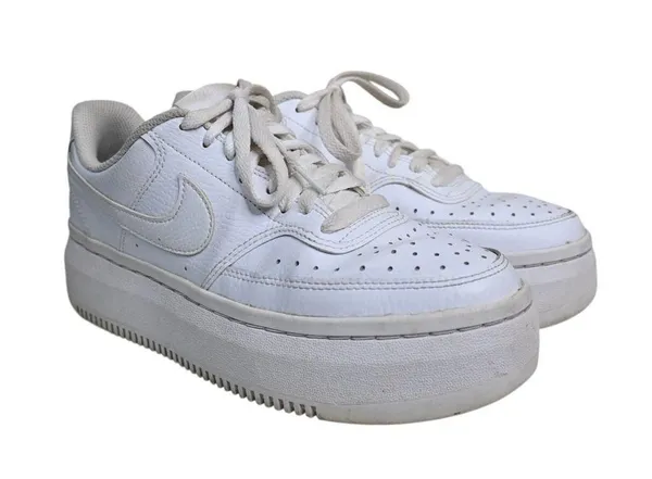 Nike Court Vision Alta Leather Platform Sneakers Women's 9.5 - Image 2