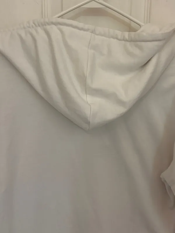 Amazon Brand Pullover Snap Button Hoodie in White - Image 6