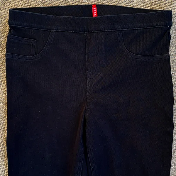 SPANX Jean-ish Leggings Black Size Large - Image 6