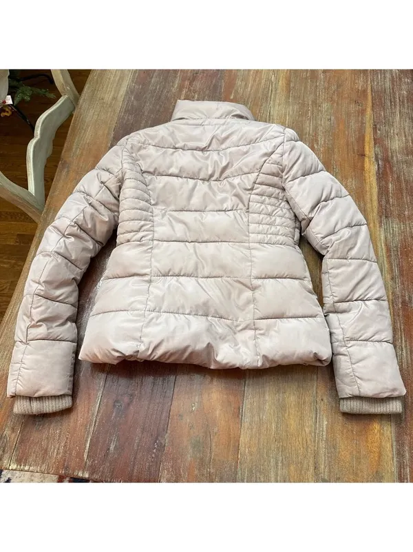 Abercrombie & Fitch Beige Puffer Jacket Womens XS - Image 13