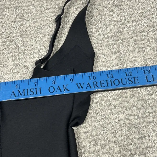 Skims Unlined Plunge Thong Bodysuit Womens XS Onyx Black New Adjustable Straps - Image 7