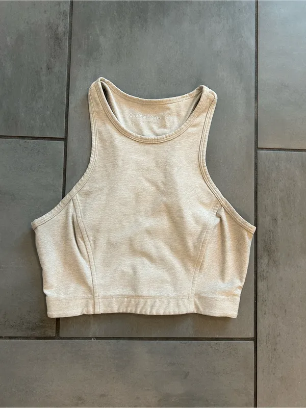 Outdoor Voices Athena Crop Top | Oatmeal - Image 2