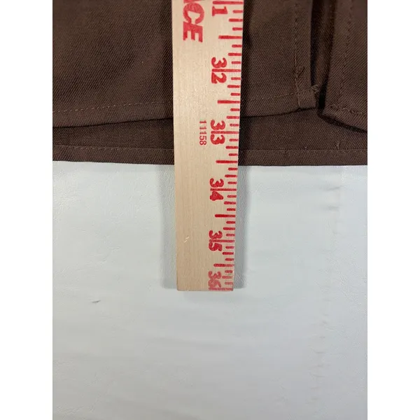 Cider Brown Front Slit Maxi Skirt High Waisted Brown Size Small Quiet Luxury - Image 5