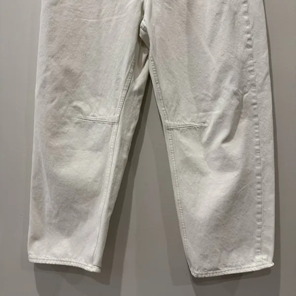 Madewell Sz 32 The Darted Barrel-Leg Jean in Vintage Canvas Rigid‎ - Image 2
