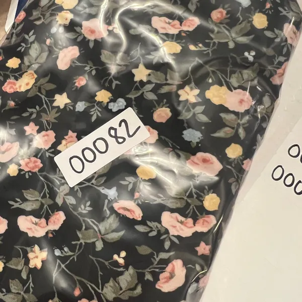 Abercrombie Fitch Black Floral Maxi Dress with Adjustable Tie Back Straps - Image 10