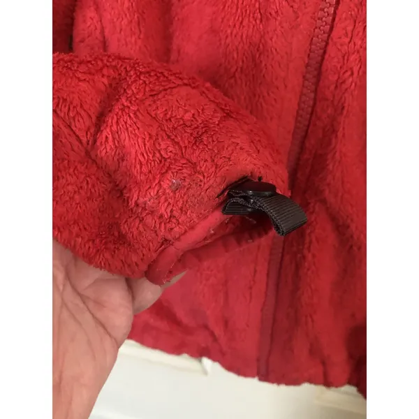 The North Face Women’s Fleece Full Zip Jacket Red Size Medium - Image 8