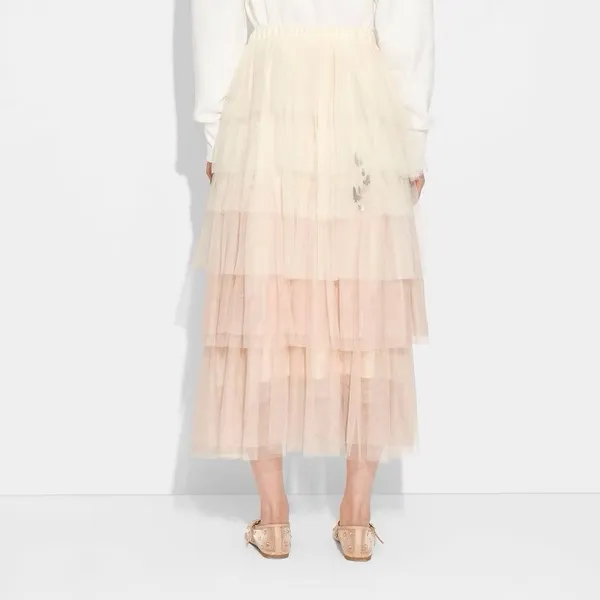 Adult nwt Wicked Tulle Graphic Skirt - Blush - Image 2