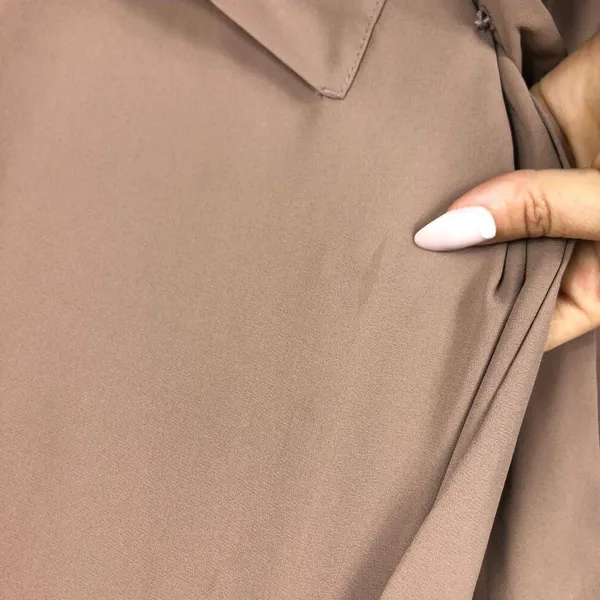 Aritzia Babaton Maeve Blazer Cardigan Small Brown Draped Oversized Button - Image 8