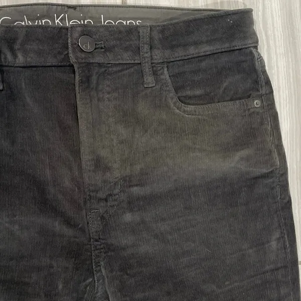 Calvin Klein Jeans Corduroy High Rise Skinny Ankle Pants SZ 29 Casual Streetwear - Image 3