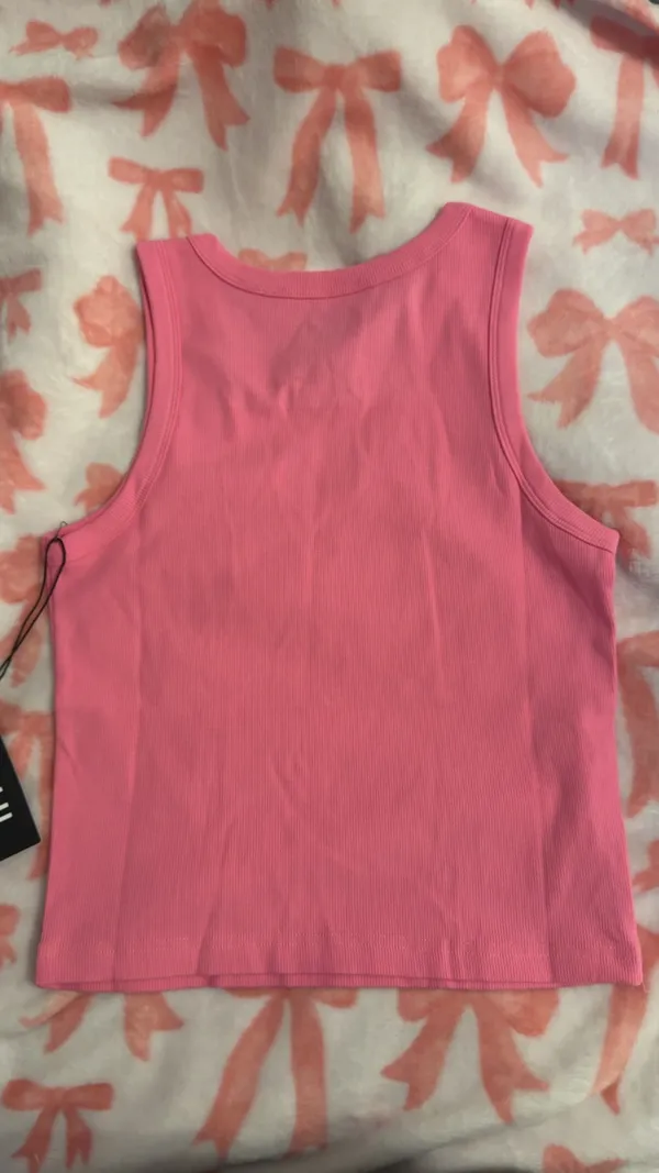 Lulu Mac Tank Top Pink - Image 2