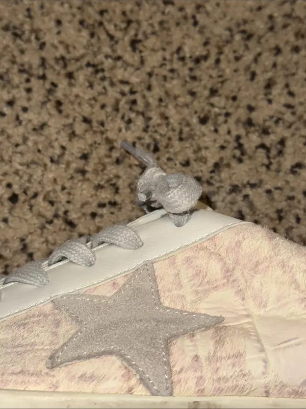 Vintage Havana Pink Suede & White Leather Sneakers - Image 4