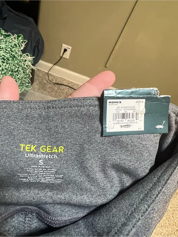 Tek Gear Women’s Size Small Ultrastretch Flare Leg Pants Charcoal Gray High Rise - Image 11