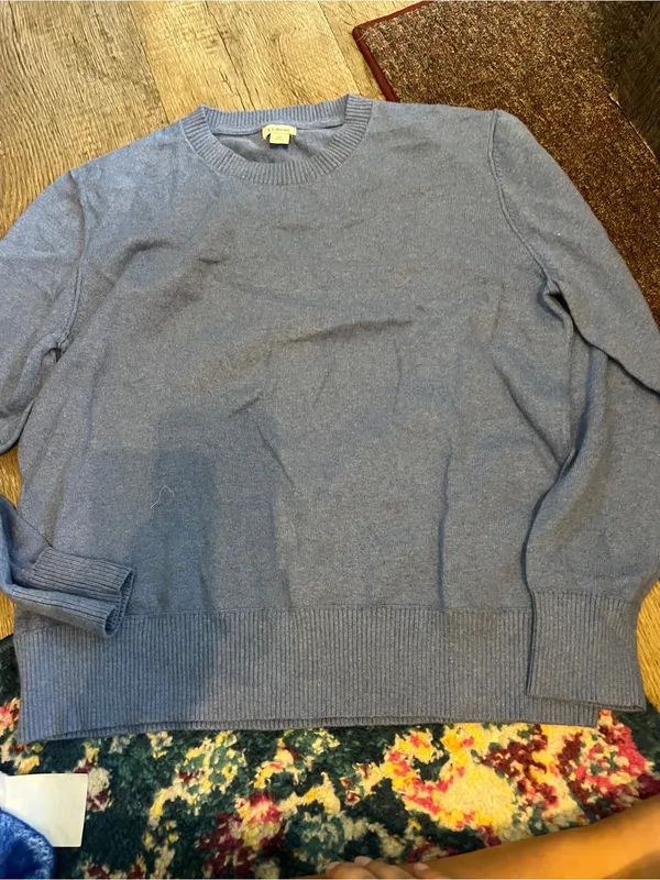 Ll bean blue sweater size M Size M - Image 3