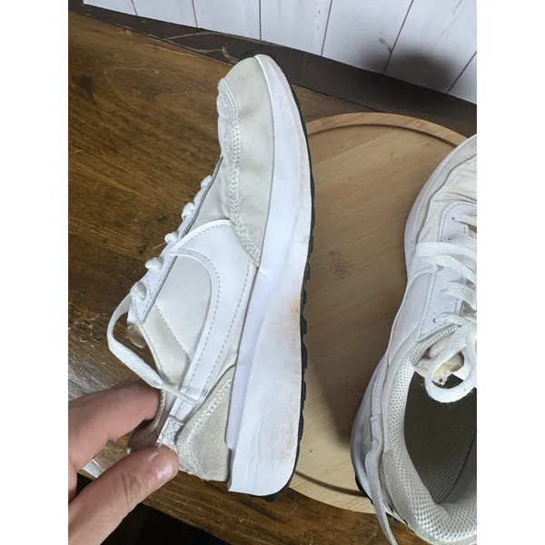 Nike Size‎ 8 Waffle Debut Running Shoes Womens White Swoosh Casual Sneakers Gym - Image 9