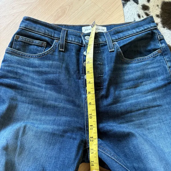 DENIM FORUM The Yoko High Rise‎ Slim Jeans Size 28 - Image 5