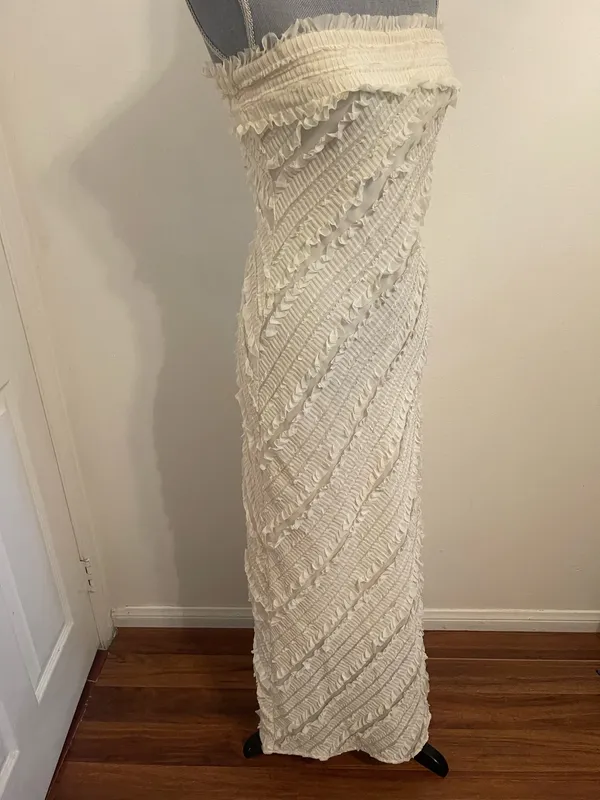 Endless Rose Strapless Ruffle Maxi Dress - Image 9