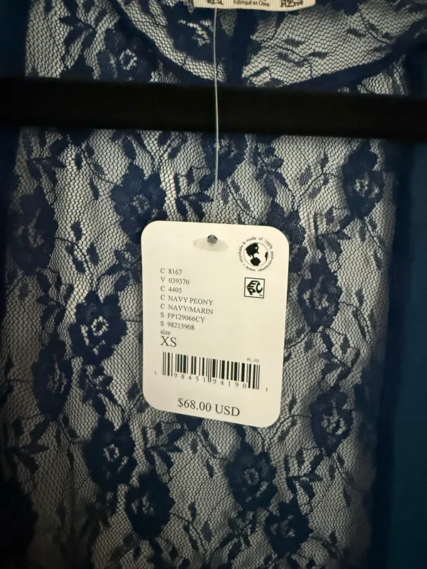 Free People Bed Velvet Jacket - Image 3