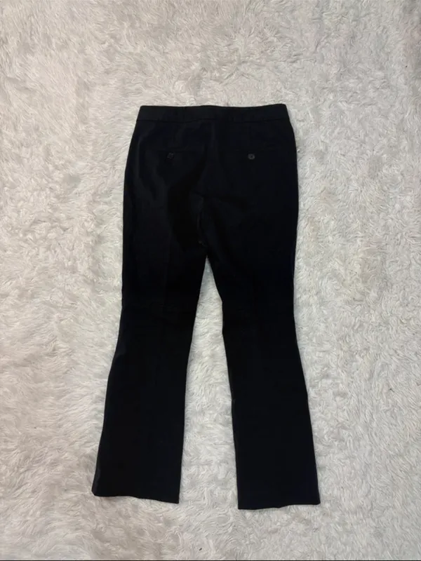 Theory navy cropped flare pants size 0 - Image 2