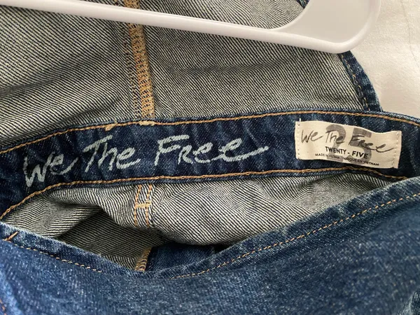 Free People We The Free Sunkissed Denim Overalls - Image 3