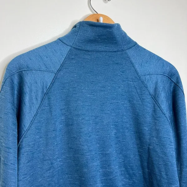 Under Armour Zip Up Sweatshirt Jacket ColdGear Women’s Size XL Loose Blue - Image 8