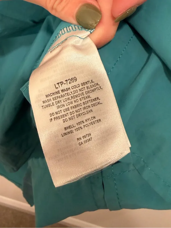 Columbia PFG Omni-Shade Teal Short Sleeve Fishing Shirt Size Small - Image 4