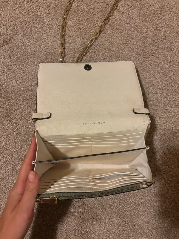 Tory Burch Cream Crossbody Bag - Image 8