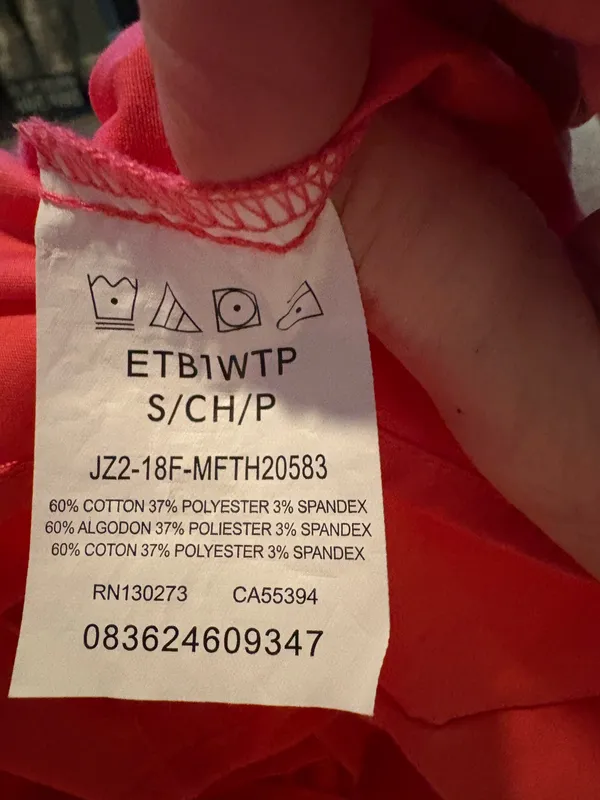 Lee Riders size small pink button down shirt - Image 10
