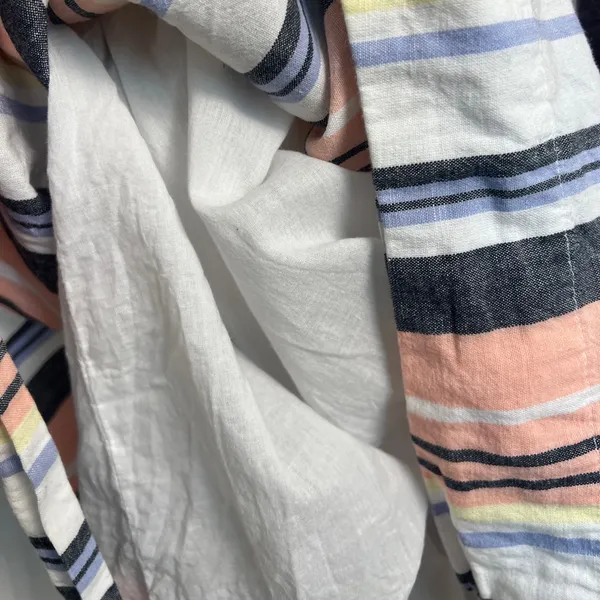 Free People Multicolour Lilah Cotton Pleated Tube Maxi Dress‎ Small Boho Summer - Image 9