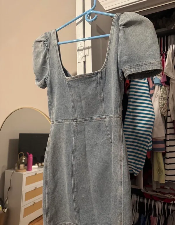 denim mini dress Blue - Image 2
