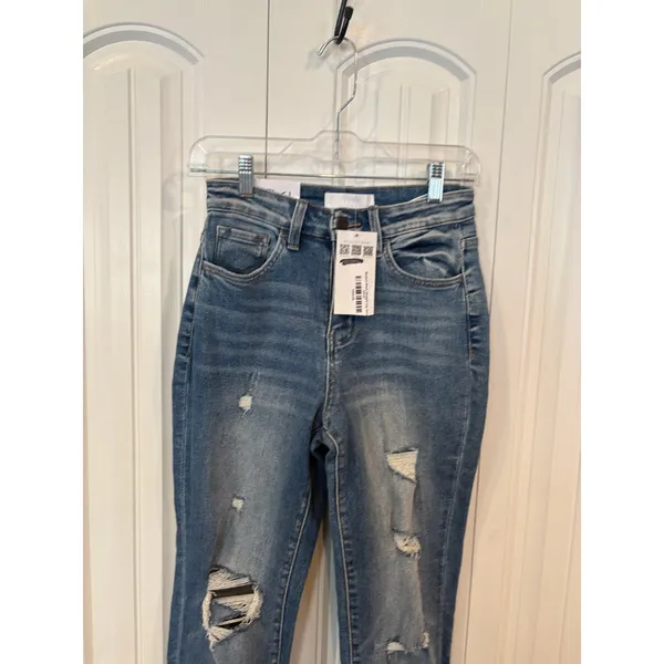 Vervet Stretch Mom Jeans Size 25‎ - Image 3