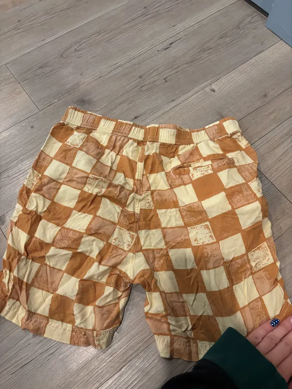 pattern shorts Orange - Image 3